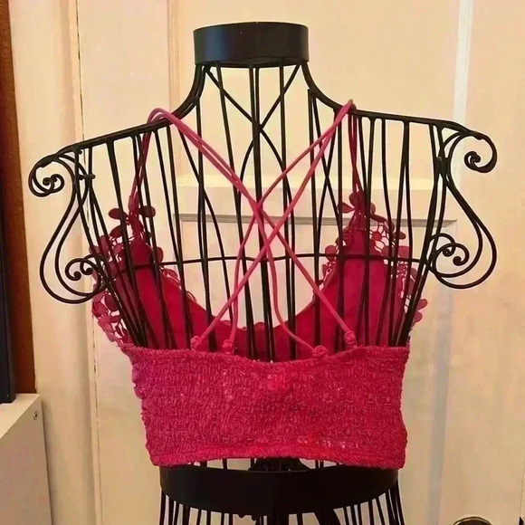 Free People Miss Dazie Lace Bralette-Sz XS - Picture 2 of 4